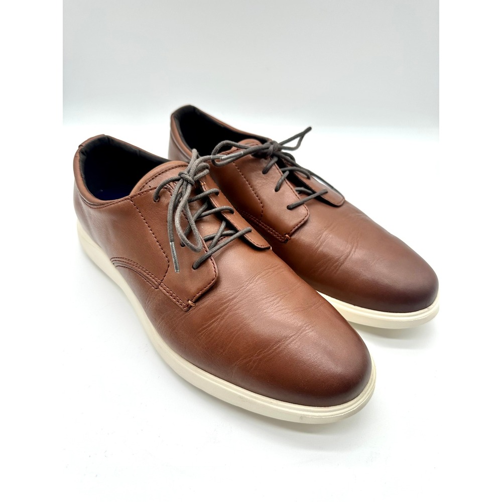 Cole Haan Grand Plus Essex Wedge Oxford Mens British Tan Leather Shoes 11M